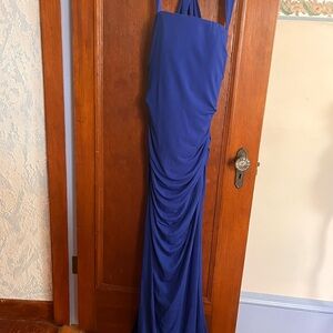 Laundry By Shelli Segal Royal Blue Maxi Dress